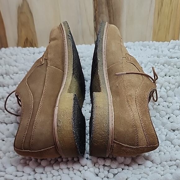 BLACK BROWN 1826 BOONE SUEDE OXFORDS WINGTIP MENS SIZE 8.5 NICE ELEGANT SHOES - Picture 11 of 16